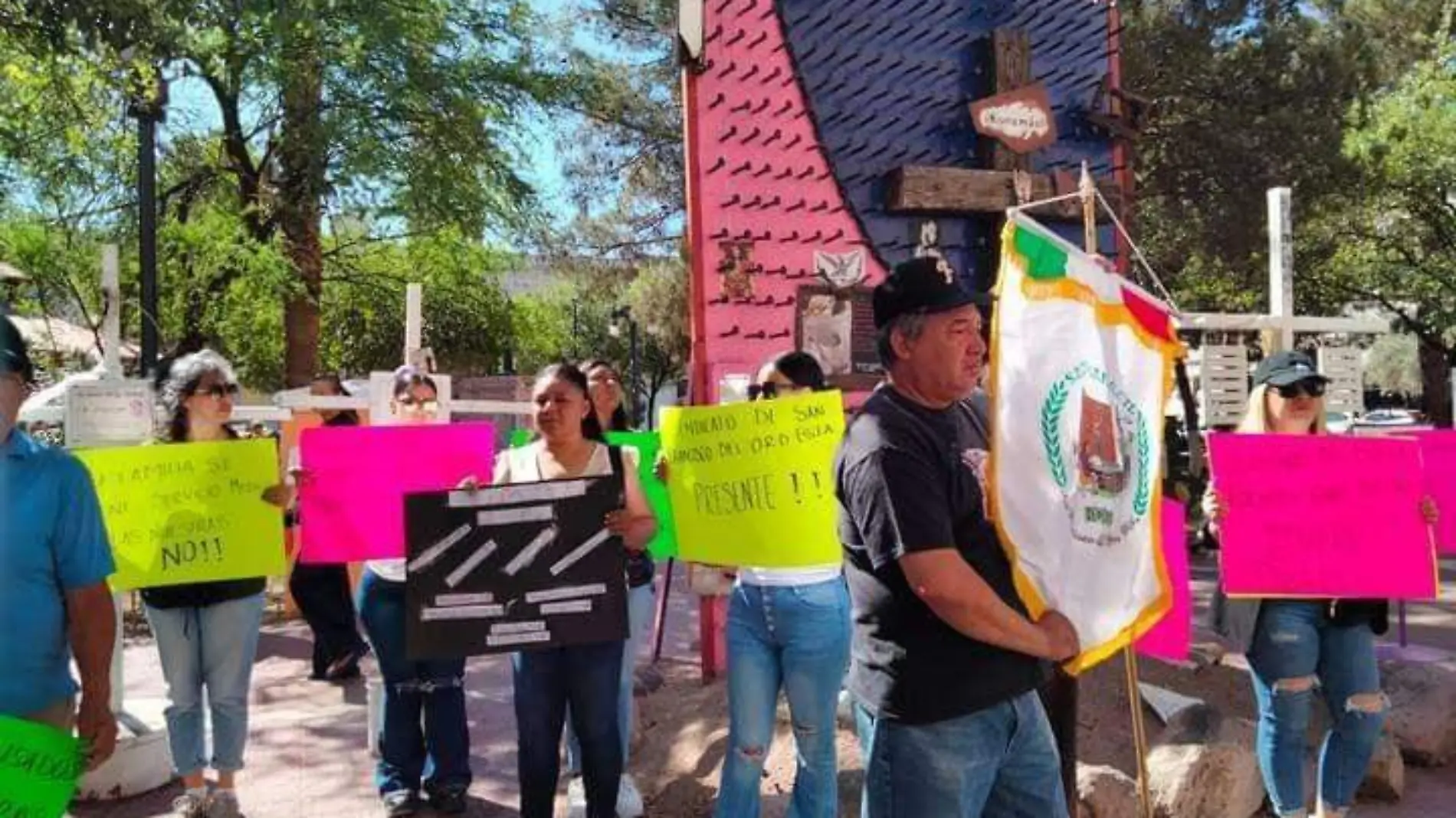 Manifestación trabajadores Oro